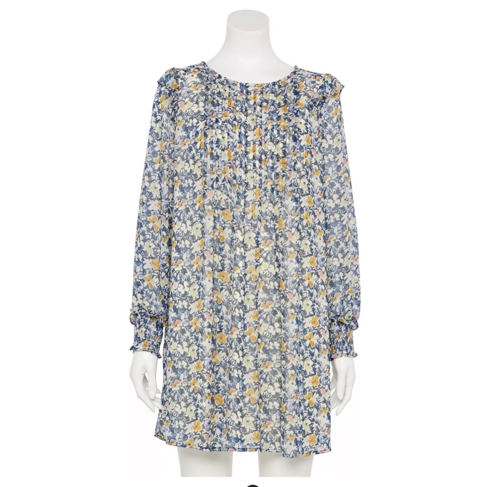 Floral Long Sleeve Dress